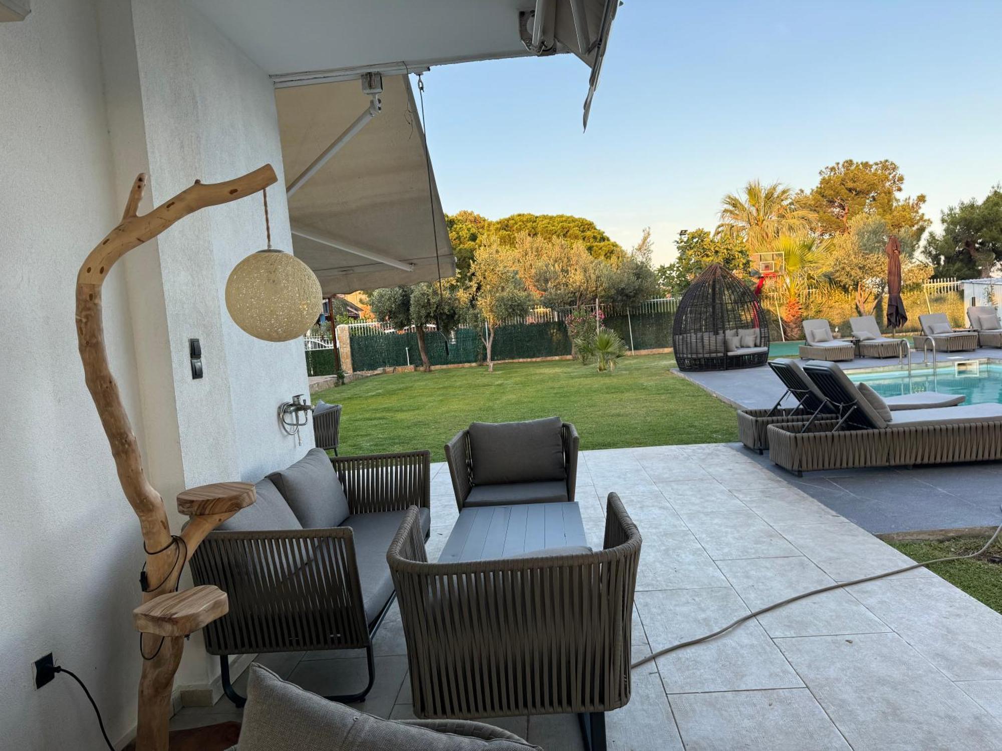 Zoza Luxury Villa Isthmia By The Sea With Private Pool Kalamaki  Luaran gambar