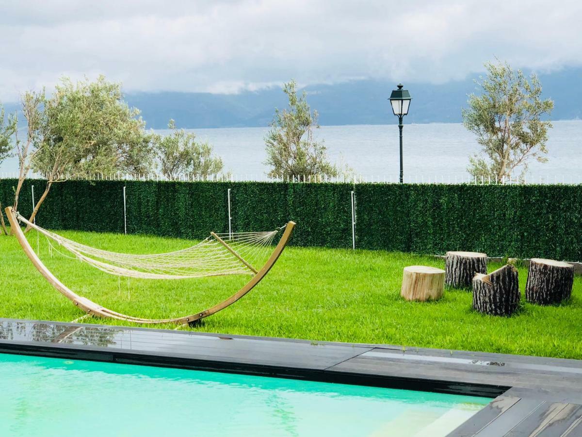Zoza Luxury Villa Isthmia By The Sea With Private Pool Kalamaki  Luaran gambar
